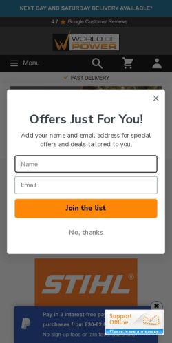 Mobile page screenshot