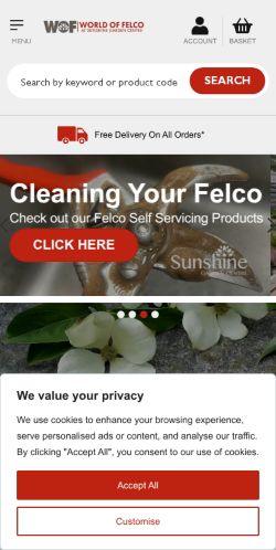 Mobile page screenshot