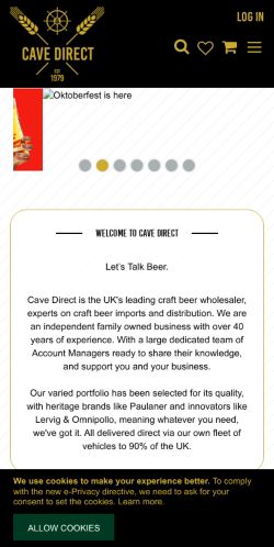 Mobile page screenshot