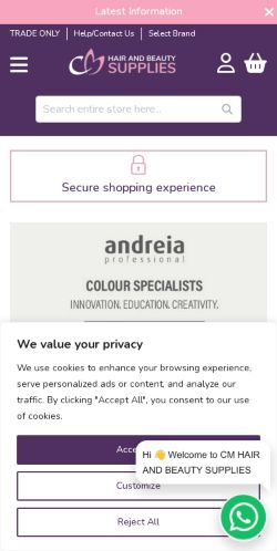 Mobile page screenshot