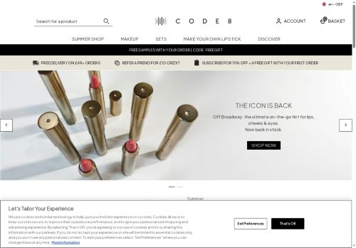 Desktop page screenshot