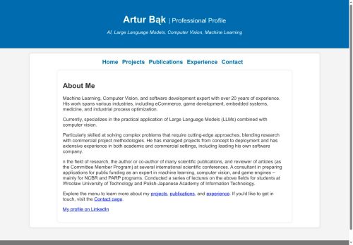 Desktop page screenshot