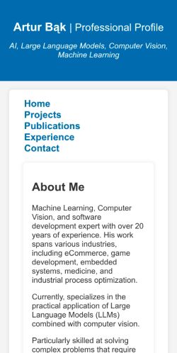 Mobile page screenshot