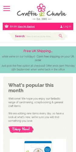 Mobile page screenshot