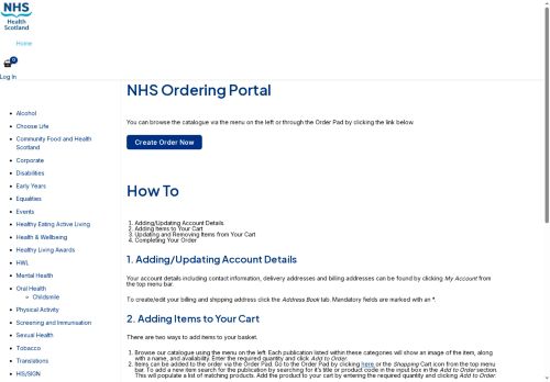 Desktop page screenshot