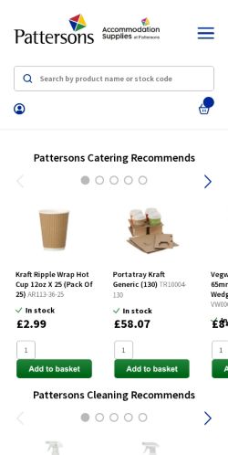Mobile page screenshot