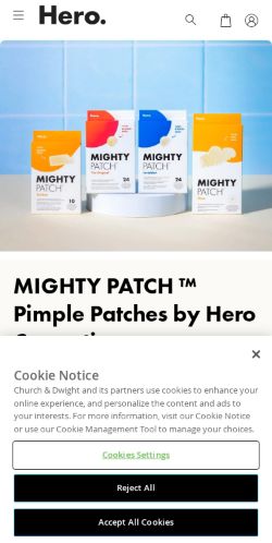Mobile page screenshot