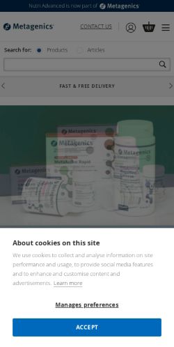 Mobile page screenshot