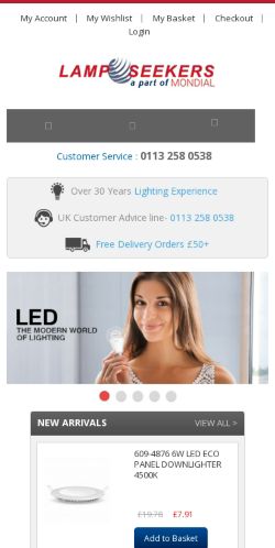 Mobile page screenshot