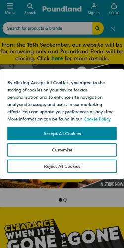 Mobile page screenshot