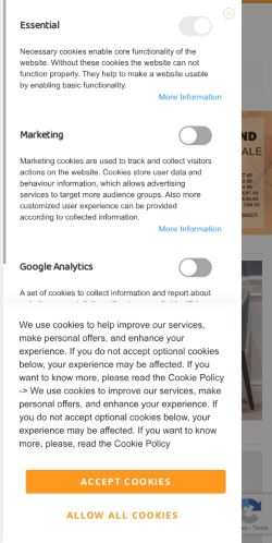 Mobile page screenshot