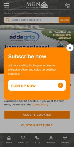 Mobile page screenshot