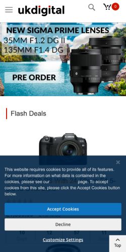 Mobile page screenshot