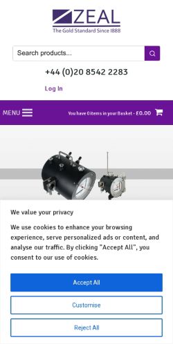 Mobile page screenshot
