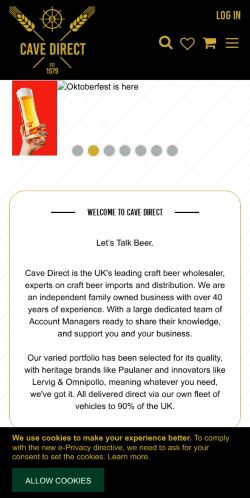 Mobile page screenshot