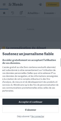 Mobile page screenshot