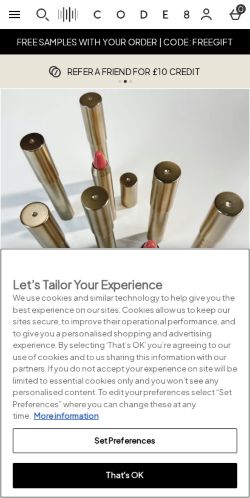 Mobile page screenshot