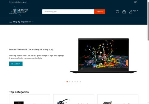 Desktop page screenshot