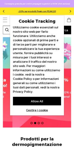 Mobile page screenshot