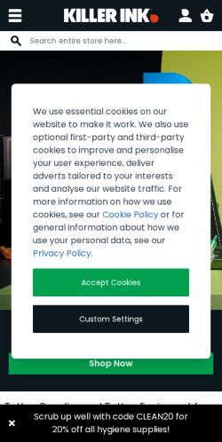 Mobile page screenshot