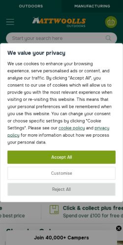 Mobile page screenshot