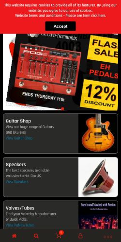 Mobile page screenshot