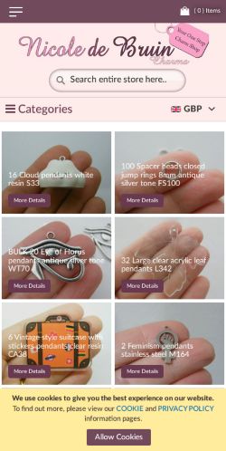 Mobile page screenshot