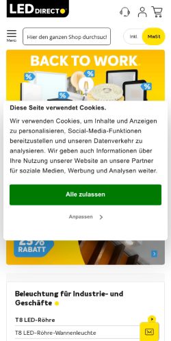 Mobile page screenshot