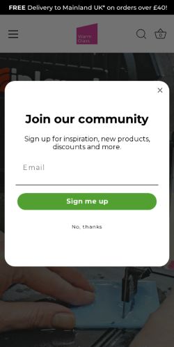 Mobile page screenshot