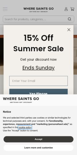 Mobile page screenshot