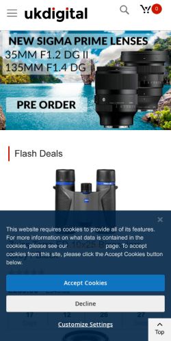 Mobile page screenshot