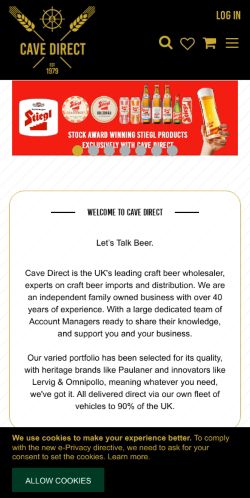 Mobile page screenshot