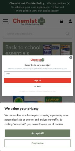Mobile page screenshot