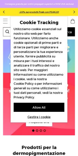 Mobile page screenshot