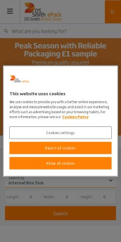 Mobile page screenshot