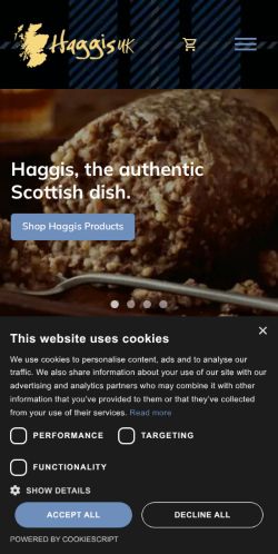 Mobile page screenshot