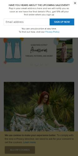 Mobile page screenshot