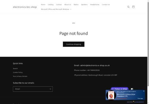 Desktop page screenshot