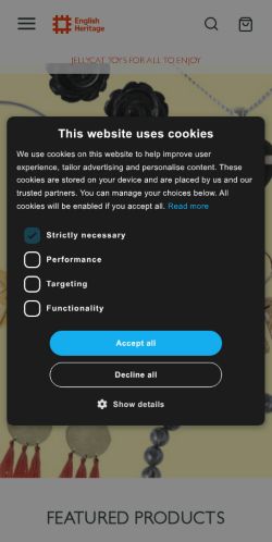 Mobile page screenshot
