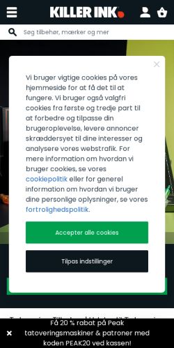 Mobile page screenshot