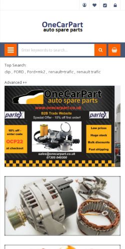 Mobile page screenshot
