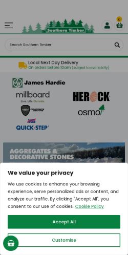 Mobile page screenshot