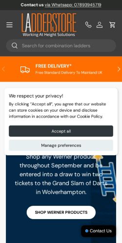 Mobile page screenshot