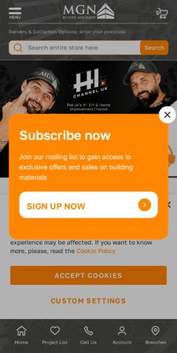 Mobile page screenshot