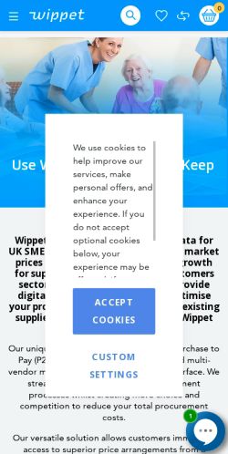 Mobile page screenshot