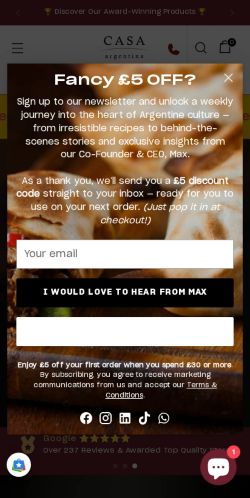 Mobile page screenshot