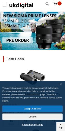 Mobile page screenshot