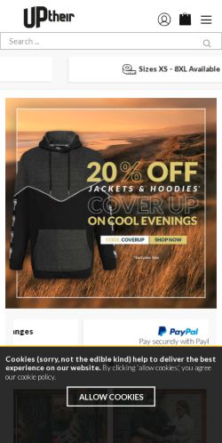 Mobile page screenshot