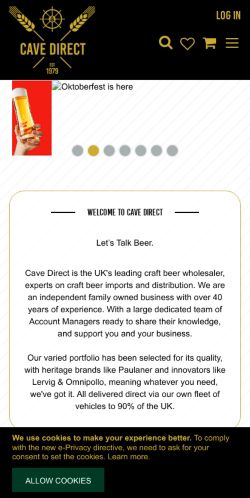 Mobile page screenshot