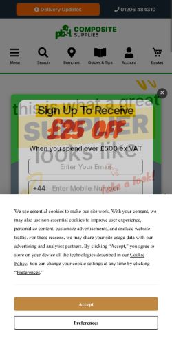Mobile page screenshot